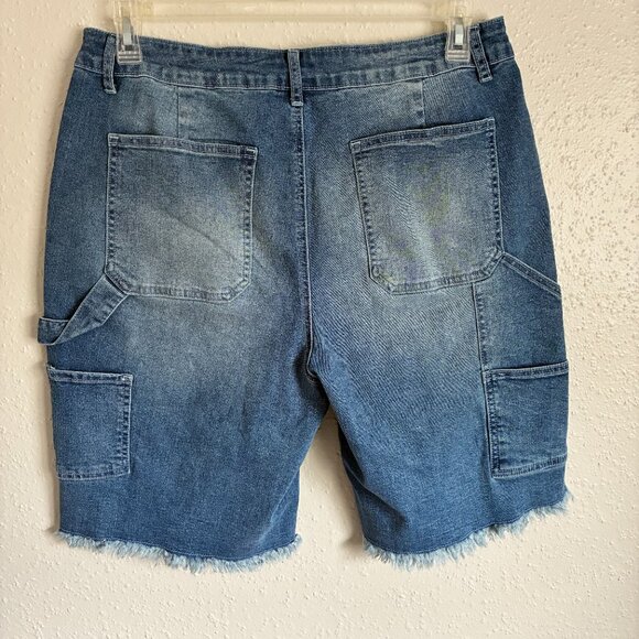 Flamingals female denim shorts - Picture 2 of 6